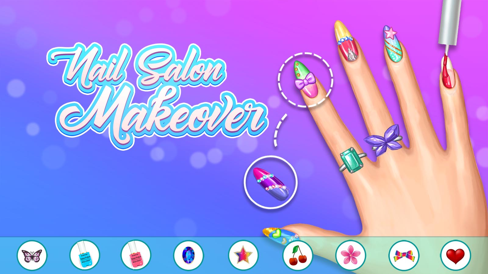 Fun nail art design game app